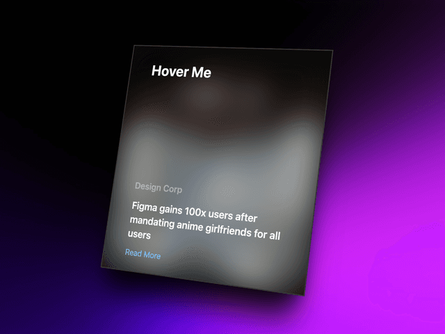 GitHub Hover Card